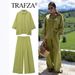 Women's Clothing Spring New Loose Shirt Wide Leg Pants Casual Suit_ecoleips.com