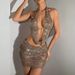 New Fashion Women's Sexy Strap Half Skirt Set Ins Style Hot Girl Two-Piece Party Outfit_ecoleips.com