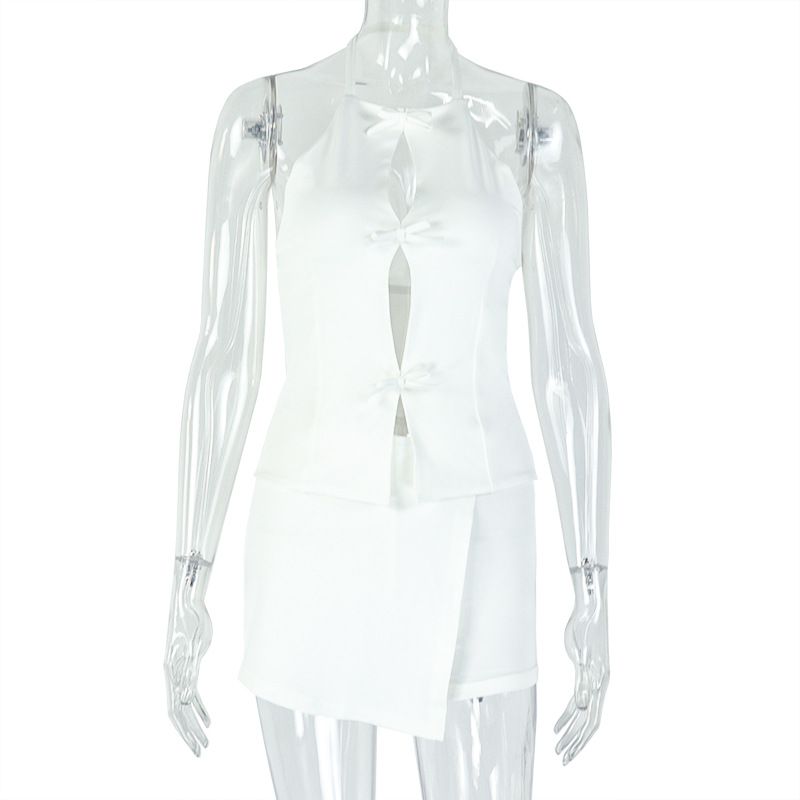 women's new summer suit temperament waist vest small leg pants twopiece set for women_ecoleips.com