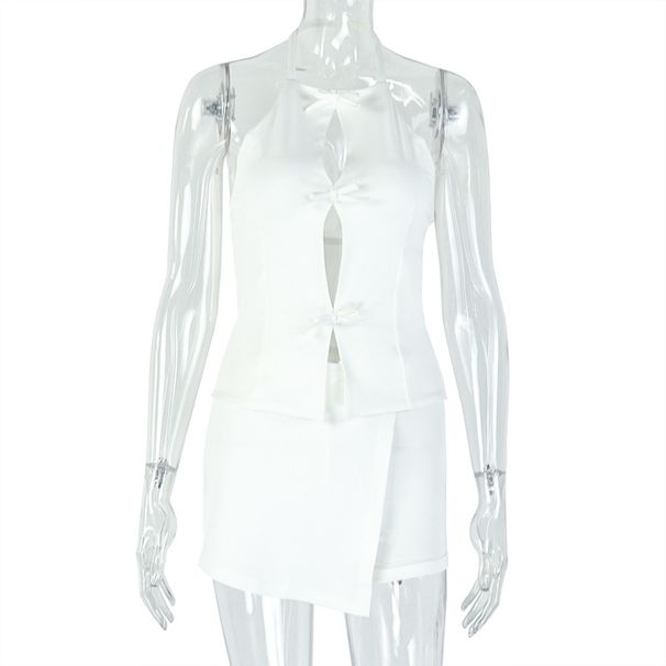 women's new summer suit temperament waist vest small leg pants twopiece set for women_ecoleips.com