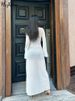 Hugcitar 2025 Mesh Long Sleeve Black See Through Cardigan Lace Up Sexy Midi Dress Summer Women Fashion Beach Party Club Outfit_ecoleips.com