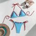 Women's Clothing Swimsuit Women's Sexy Solid Color Bikini Sling Briefs Bikini Ladies Beach Vacation Ins Swimsuit_ecoleips.com