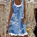 European American Cross-border Foreign Trade Women's Clothing, Loose And Stylish Digital Print Two-piece_ecoleips.com