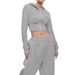 Women's With High-End Feel, Casual For Autumn And Winter, Two-Piece Sweatshirt Set_ecoleips.com