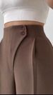 Slim Fit Straight Leg Women's Suit Trousers Fashion Casual Style In Stock_ecoleips.com