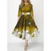 Christmas Edition European And American Women's Fashion New Fashionable Personality Snowflake Digital Print_ecoleips.com