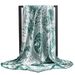 Women's Silk Scarf 90cm Satin Imitation Large Square Neckerchief Shawl New Style Muslim Fashion_ecoleips.com