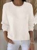 2026shein Cross-border European American Independent Site Autumn And Winter Long-sleeve Solid Color Sweater_ecoleips.com