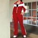 Women's Clothing Fashionable And Comfortable Contrast Color Stitching Sports Style Zipper Jacket And Casual Trousers_ecoleips.com