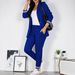 Women's Slim Fit Blazer And Pencil Trousers Two Piece Set European American Style Autumn Clothing_ecoleips.com