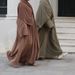 Verve 2025 New Dubai Turkish Muslim Women's Dress Cardigan Robe Inner Two-Piece Set_ecoleips.com