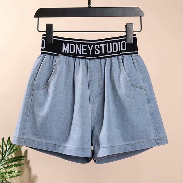 Women's Clothing Short Hot Pants Ins New Slim Denim Shorts For Outdoor Wear Hot Girls Three Point High Waist Slim Casual Trendy Fashion_ecoleips.com