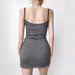 SC006 Creative 2024 Summer European And American Style Elegant Women's Polyester Pullover U-Neck Bodycon Dress_ecoleips.com