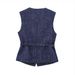Women's Clothing New Spring And Autumn Women's Clothing Design With Belt Sequins Texture Vest Jacket_ecoleips.com