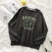 Women's Cotton Sweatshirt For Foreign Trade, Spring And Autumn, Thin, Loose, Korean Style, Stylish Student Top, Jacket,_ecoleips.com