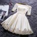 Women's Clothing New Spring Red Bride Wedding Toast Dress Slim Wedding Dinner_ecoleips.com