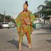 Women's Loose Fitting Two Piece Set Digital Print Black African Style Clothing Autumn Arrival_ecoleips.com