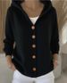 Cross-Border Foreign Trade European American Style Autumn And Winter New Hooded Knitted Cardigan Women's Solid Color_ecoleips.com