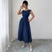 Women's Clothing Elegant Long Dress Women's Belted Solid Color European And American Style Autumn/Winter Clothing_ecoleips.com