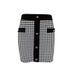 Aria Basics Aria Basics 2024 New Skirt Model: Commuting Elegant Style, Contrast Color Buttons, Elastic Bodycon Short Skirt,_ecoleips.com