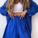 Women's Clothing Spring And Summer New Cotton Fashion Lapel Button Pocket Long Sleeved Shirt Loose Wide Leg Shorts Two Piece Suit_ecoleips.com