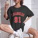 Women's Casual Round Neck Short Sleeve T-Shirt Multi-Color Style Simple Fashionable Sports Top Solid Printed Loose Fit_ecoleips.com