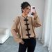 Women's Long Sleeve Shirt Ethnic Style Chinese Knot Design Casual Elegant Fashion Top for Spring/Autumn Summer_ecoleips.com
