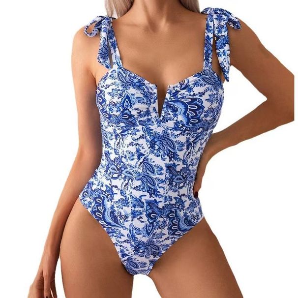 Women's Clothing Women's Swimwear Beach Vacation One Piece Swimsuit_ecoleips.com