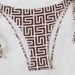 Women's Geometric Print Swimsuit Set Sexy Stylish Beachwear Matching Couple Outfit for Beach Lovers Versatile_ecoleips.com