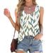 Women's Clothing Spring And Summer New Round Neck Tie Dye Printed Loose Sleeveless T Shirt Vest For Women_ecoleips.com