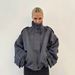 2025 Fall/Winter New Women's Tweed Jacket Stand Collar Single-Breasted Fashion Temperament Jacket_ecoleips.com