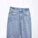 Aria Basics Foreign Trade Supply: European And American 2024 Autumn New Women's Vintage Slim-fit High-waisted Casual Versatile_ecoleips.com