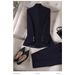 Elegant Rose Red Women's 3-Piece Suit Set - Blazer With Pants & Skirt (S-5XL)_ecoleips.com