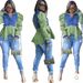 Women's Clothing New Splicing Strap Denim Top_ecoleips.com