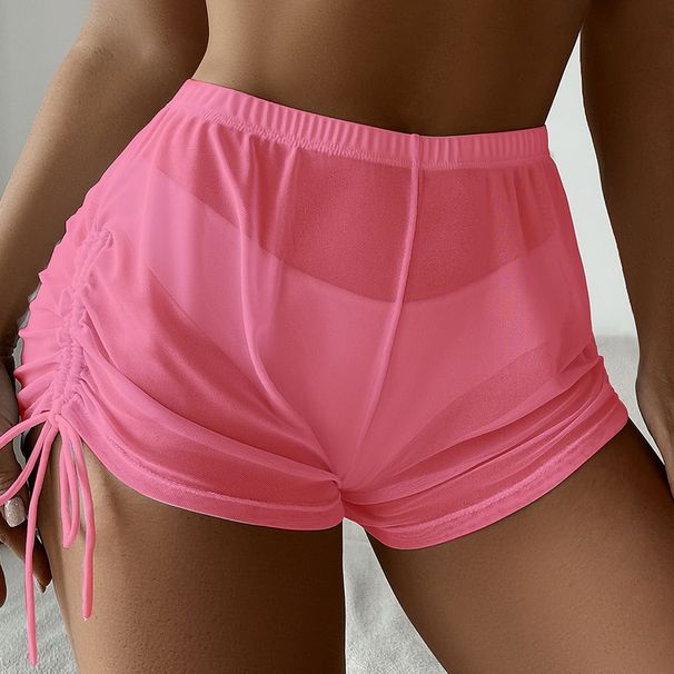 Women's Clothing New Multi Color High Waist Swimsuit Pants Summer Sun Protection Pants Mesh Boxer Beach Bikini Swim Trunks_ecoleips.com