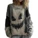 Women's Clothing Autumn And Winter V Neck Top Casual Drop Shoulder Women's Sweatshirt Imitation Wool_ecoleips.com