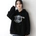 New Cartoon Hooded Sweatshirt For Women, Autumn And Winter Fleece, Student Plus Size Loose Fit Versatile_ecoleips.com
