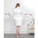 Large Size Long-sleeved Nightdress For Women, Fresh New Sexy Pajamas, Tethered Women's V-collar Loungewear_ecoleips.com