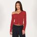 2025 Autumn Foreign Trade Hot-Selling Women's Asymmetrical Long Sleeve Button Knitted Cardigan T-Shirt Y2K Hot Girl_ecoleips.com
