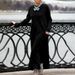 Oversized Velvet Sweater & Knit Lace Maxi Skirt Set – Boho Autumn Outfit (Black/Dark Gray/Orange/Burgundy)_ecoleips.com