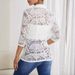 2025 New Elegant Solid Color Fashion Lace Splicing Small Suit Jacket Women's Tops_ecoleips.com