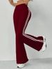 K Women's High Waisted And Wide Leg Casual Pants, New Straight Leg Slimming American Flared Pants_ecoleips.com