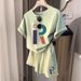 Women's Clothing Short Sleeved Shorts Suit Loose Slim Two Piece Suit Stylish Casual Sports Suit_ecoleips.com