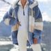 Fashionable Oversized Fleece Hooded Coat For Women - Cozy Winter Outerwear With Multiple Color Options (S-5XL)_ecoleips.com