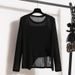 Plus Size Women's Clothing Irregular Ice Silk Sunscreen Long Sleeve Shirt Leopard Print Half Skirt/Shorts Set_ecoleips.com