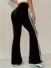 K Women's High Waisted And Wide Leg Casual Pants, New Straight Leg Slimming American Flared Pants_ecoleips.com