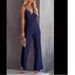 2022 Spring/Summer Cross-Border Women's Solid Color Lace Sexy Backless High-Waisted Strap Jumpsuit_ecoleips.com