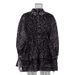 Women's Leopard Print Chiffon Long Sleeve Dress European American Street Style Lapel Puff Skirt Early Spring Cross Border Clothing_ecoleips.com