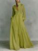 Women's Clothing Women's Long Sleeved Slim Fit Maxi Dress Elegant Fashion A-Line Gown Perfect For Vacation_ecoleips.com