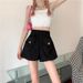 Lantern Shorts Women's Spring And Summer Outer Wear Elastic High-waisted Loose Casual Fluffy Pants_ecoleips.com